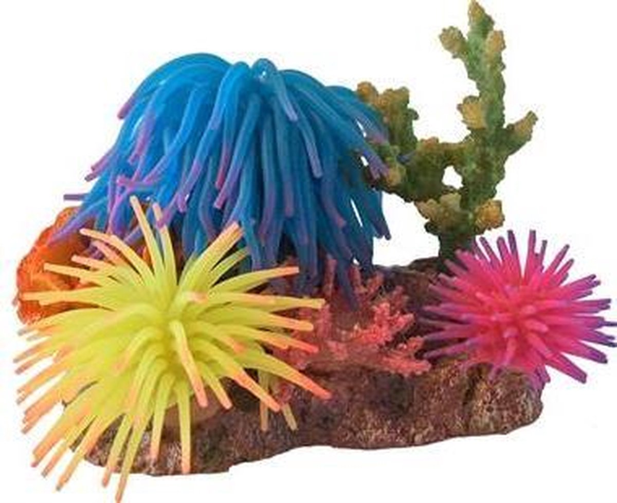 Boon 3 Siliconenbloemen Met Rots En Schelp 15 CM