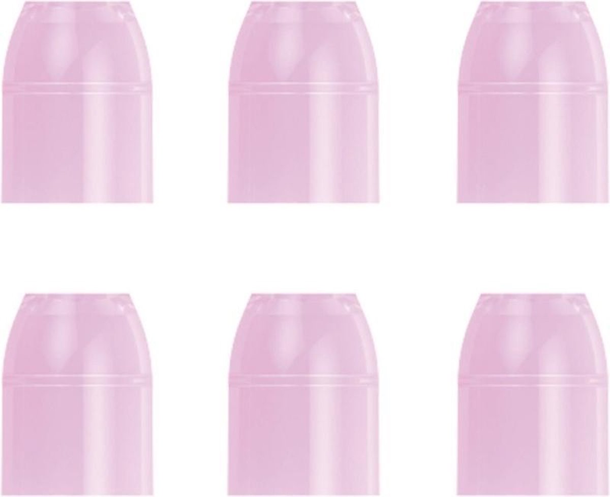 L Style Champagne Rings Caps Roze