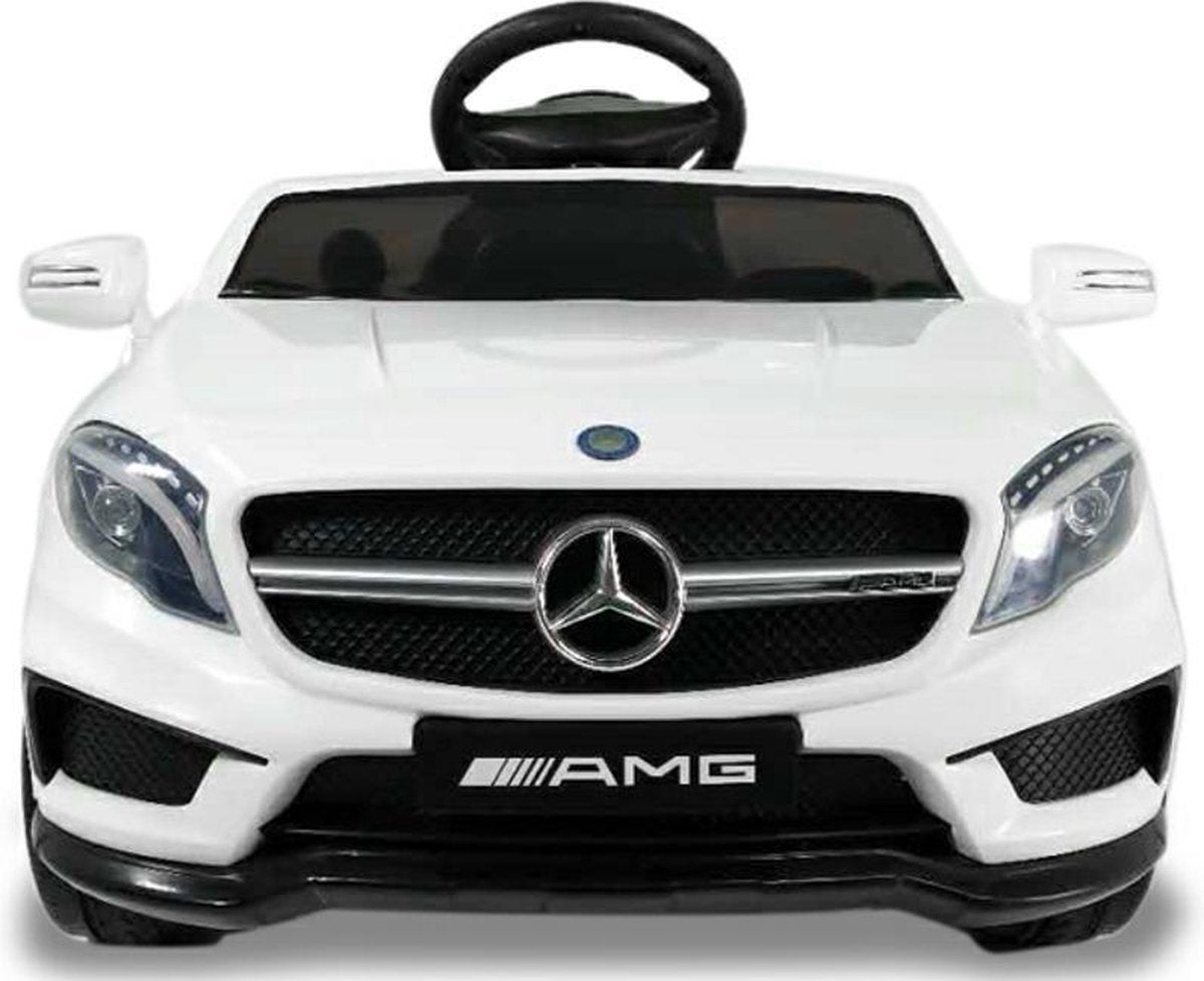 Kinder auto Mercedes GLA 45 AMG 12v Afstandsbediening  WIT