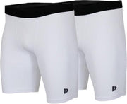 2-Pack Donnay compressie short - Slidingbroek - Heren - Maat L - Wit