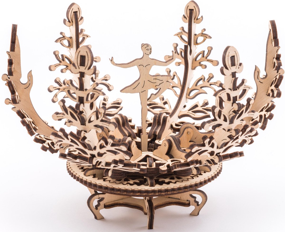 Ugears Houten Modelbouw - Mechanische bloem