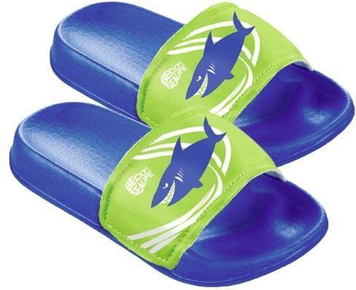 Badslippers Jongens Eva Blauw Maat 23-24