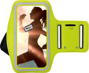 Oppo Find X3 Lite Hoesje - Sportband Hoesje - Sport Armband Case Hardloopband Geel