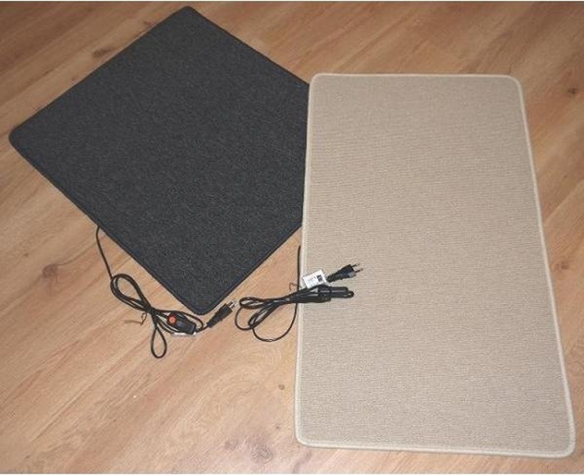SCHLOSS Warme Voeten Mat - 50 x 90cm - 90W - Crème - dimmer