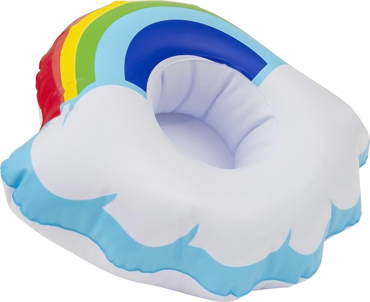 Enjoy Summer Opblaasbare Regenboogwolk Cupholder 21
