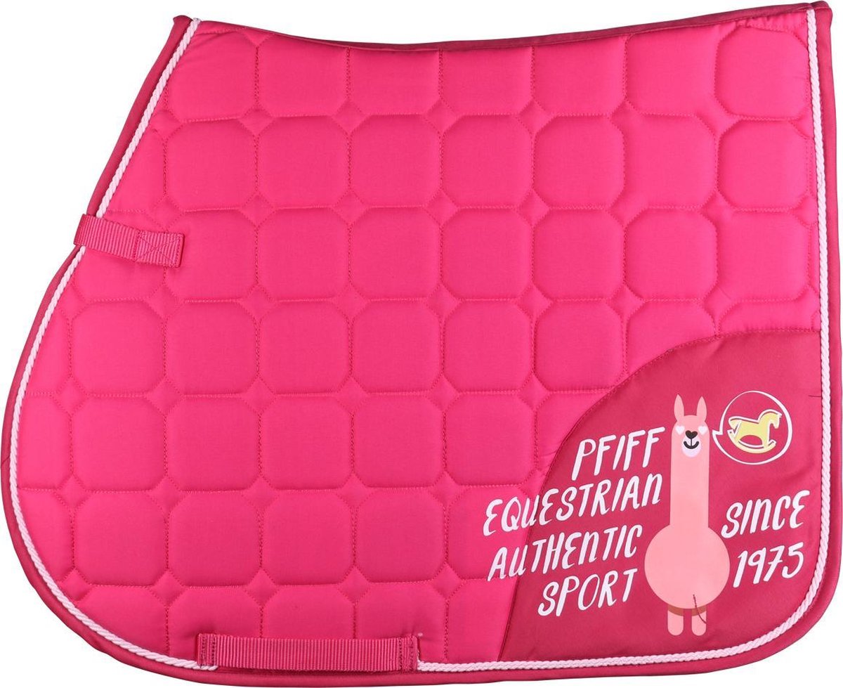 Pfiff zadeldek Lama Love roze veelzijdigheid Full