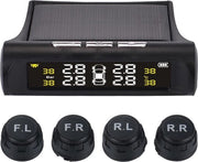 Bandenspanning controle systeem auto - TPMS - Met gratis Motor24 profieldiepte meter - Bandendruk digitaal - Draadloos 4 Sensoren