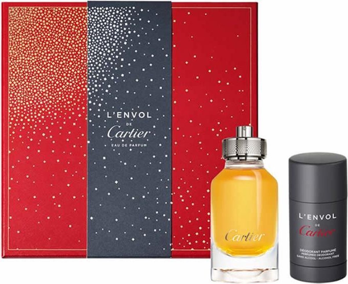 Cartier L'envol De Cartier Gift Set 80ml Eau De Parfum Spray + 75ml  Deostck