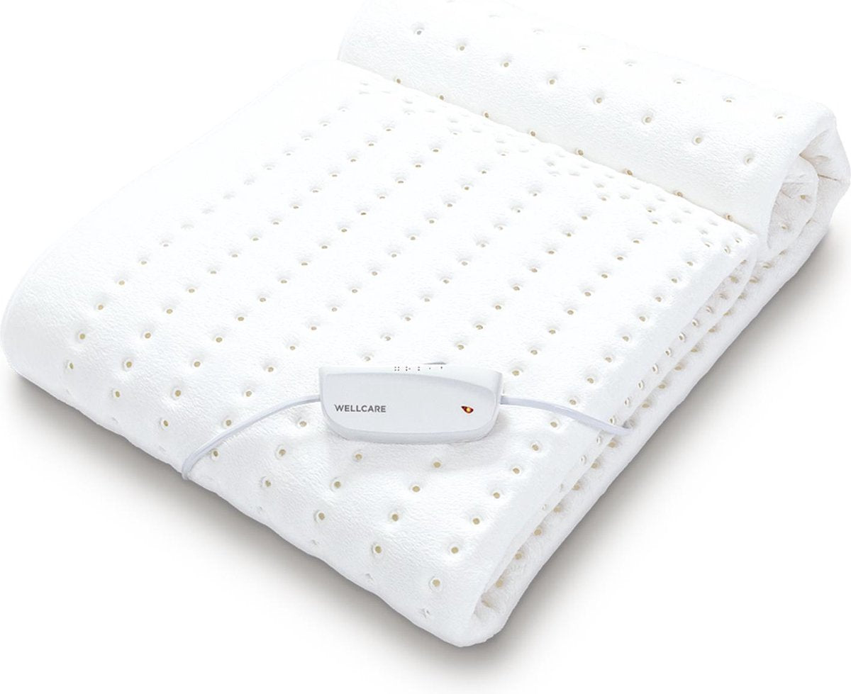 Wellcare 120150 Elektrische deken | 1P | Cosy Fleece | 120 min timer | Extra voetwarmte | 150 x 80 cm | 4D DWF|