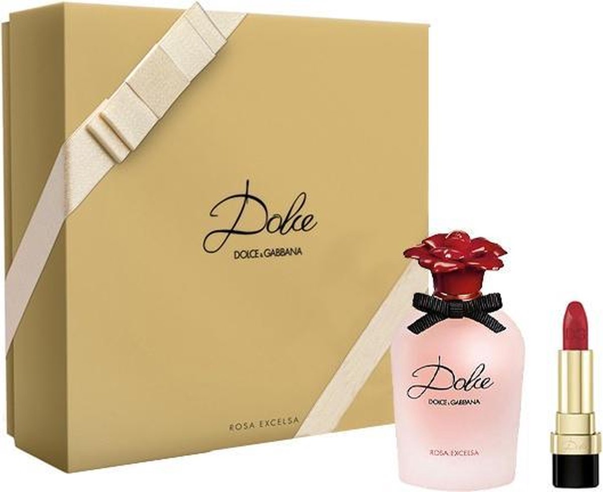 Dolce & Gabbana Dolce Rosa Excelsa Giftset - 50 ml eau de parfum spray + matte lipstick 3