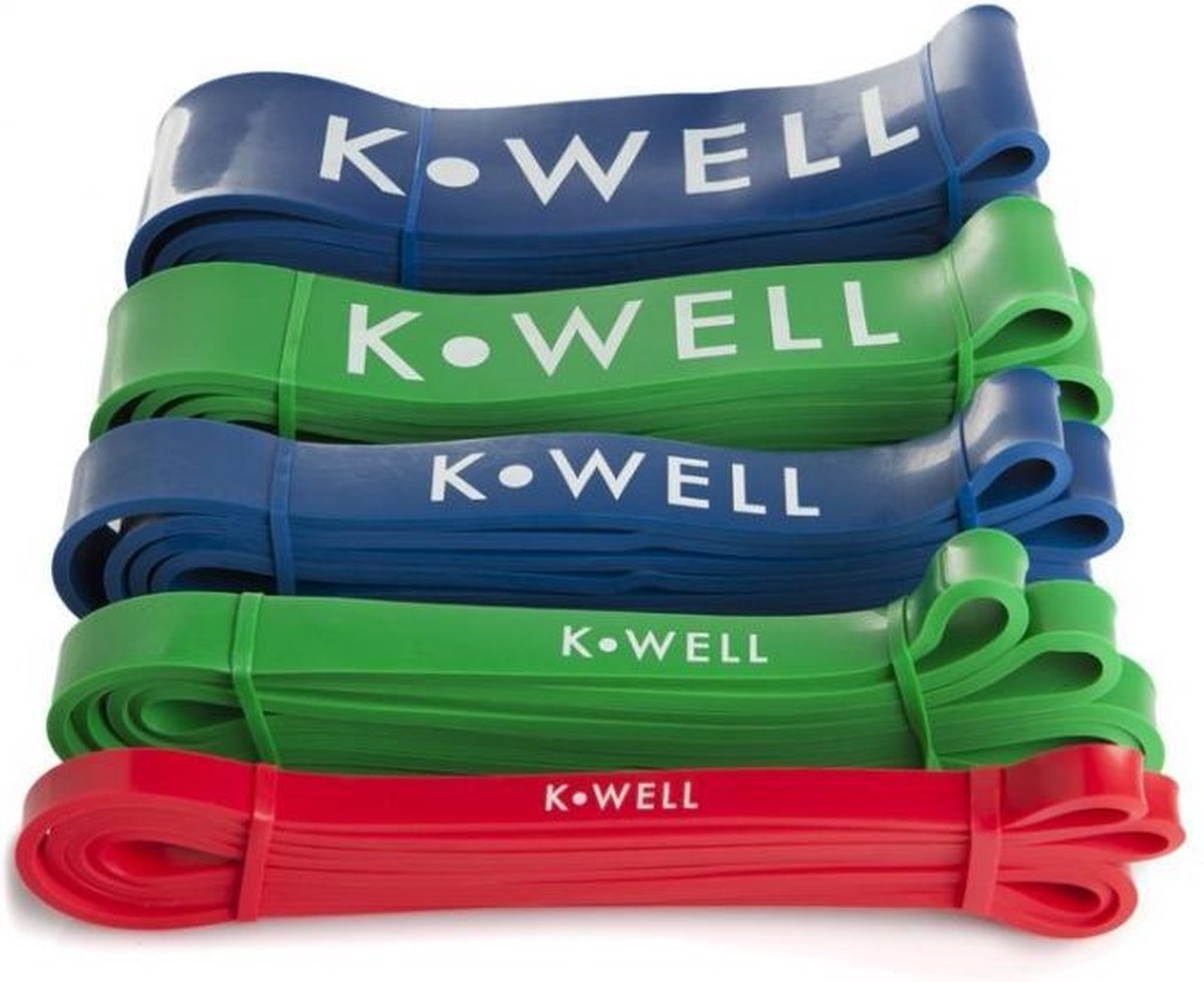 Weerstandsbanden set Kwell | latex |5 verschillende sterktes