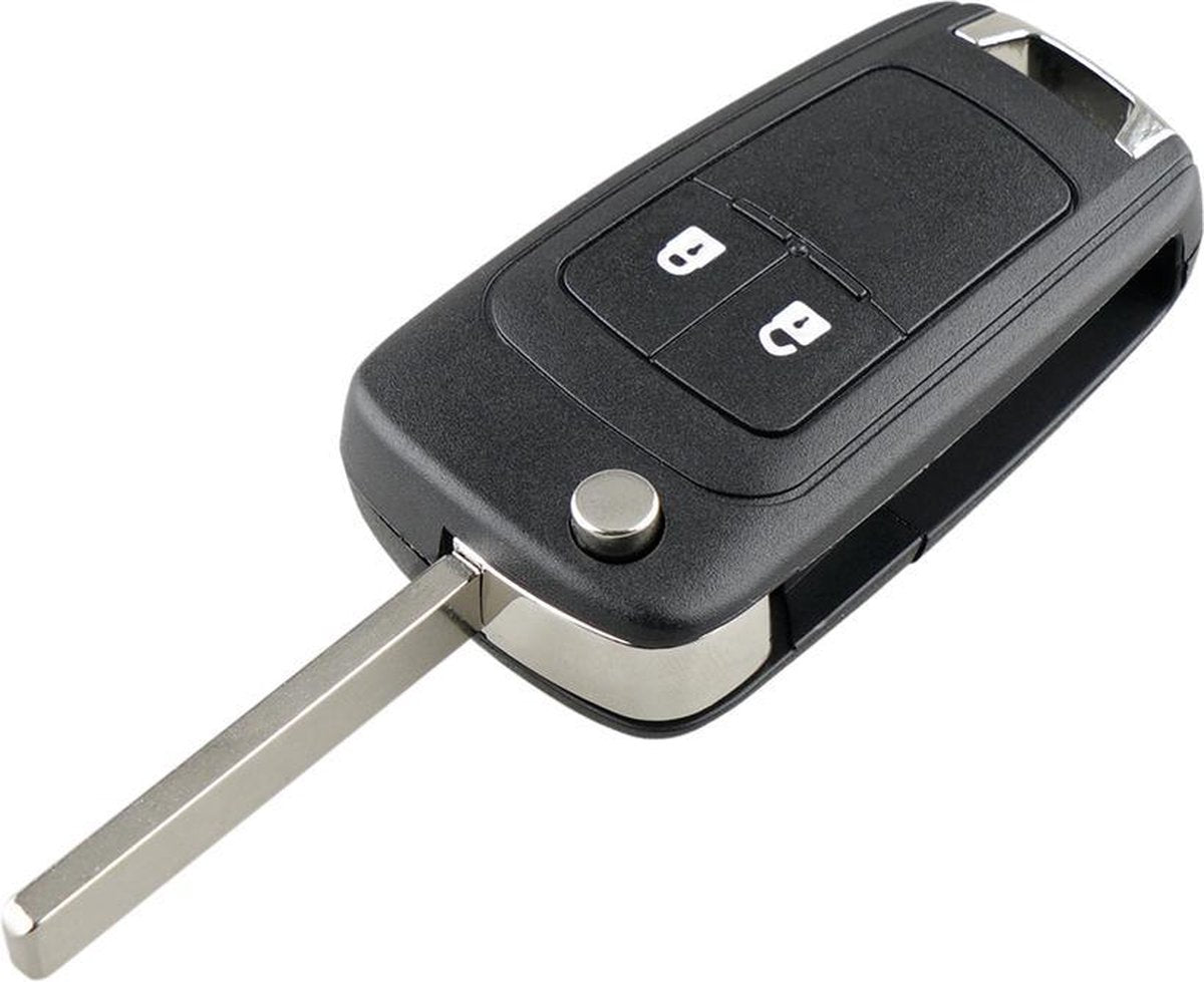 2-knops Sleutel Behuizing Opel Astra Insignia Vectra / Chevrolet Cruze Spark Captiva Orlando