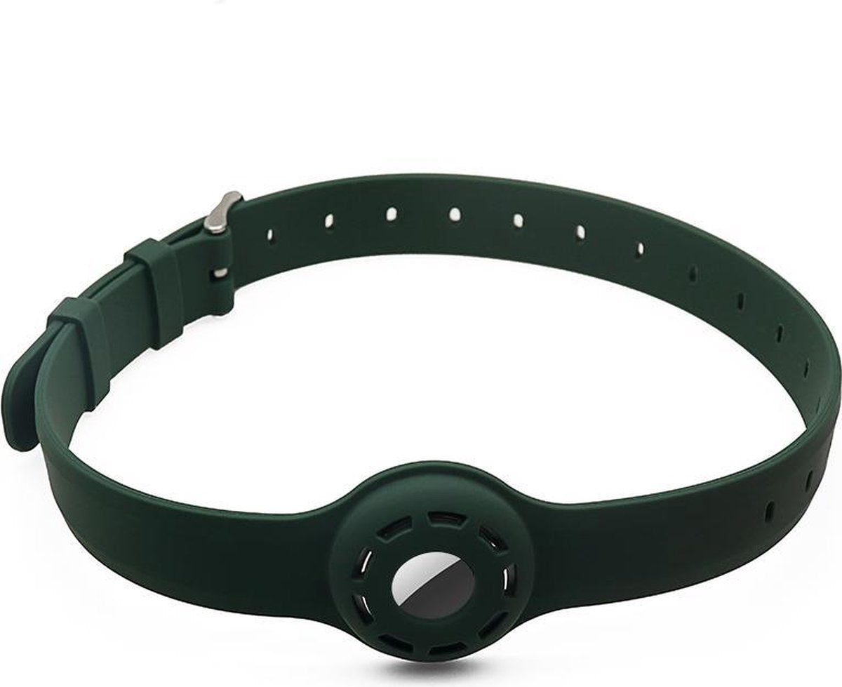 Airtag halsband voor honden | Honden halsband | Groen