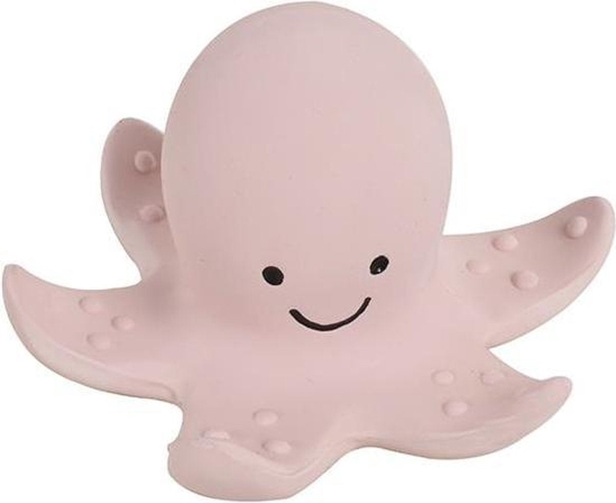 Octopus Bijt- en Badspeelgoed met Rammelaar