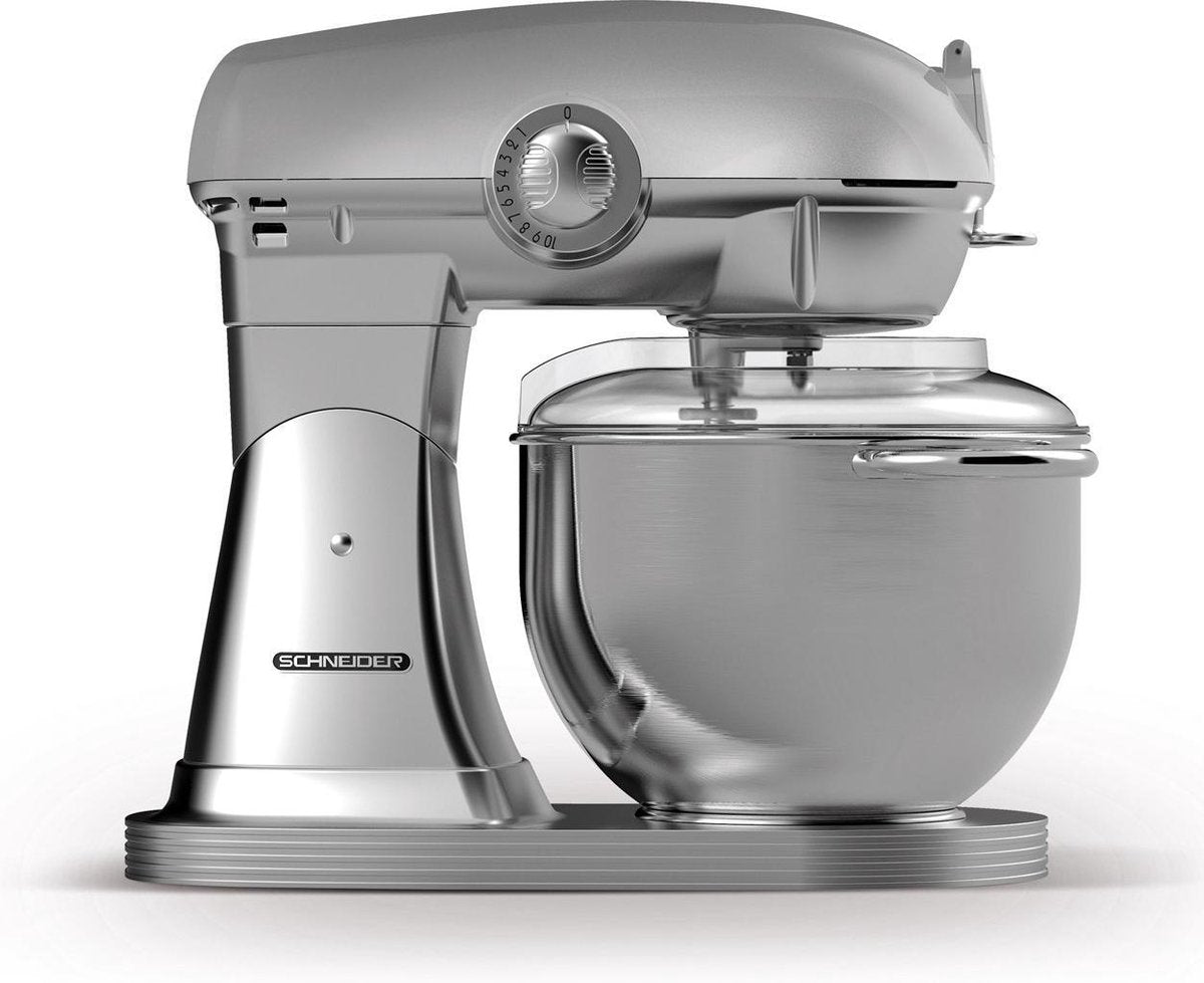 Schneider SCFP57 S Retro - Keukenmachine - Zilver