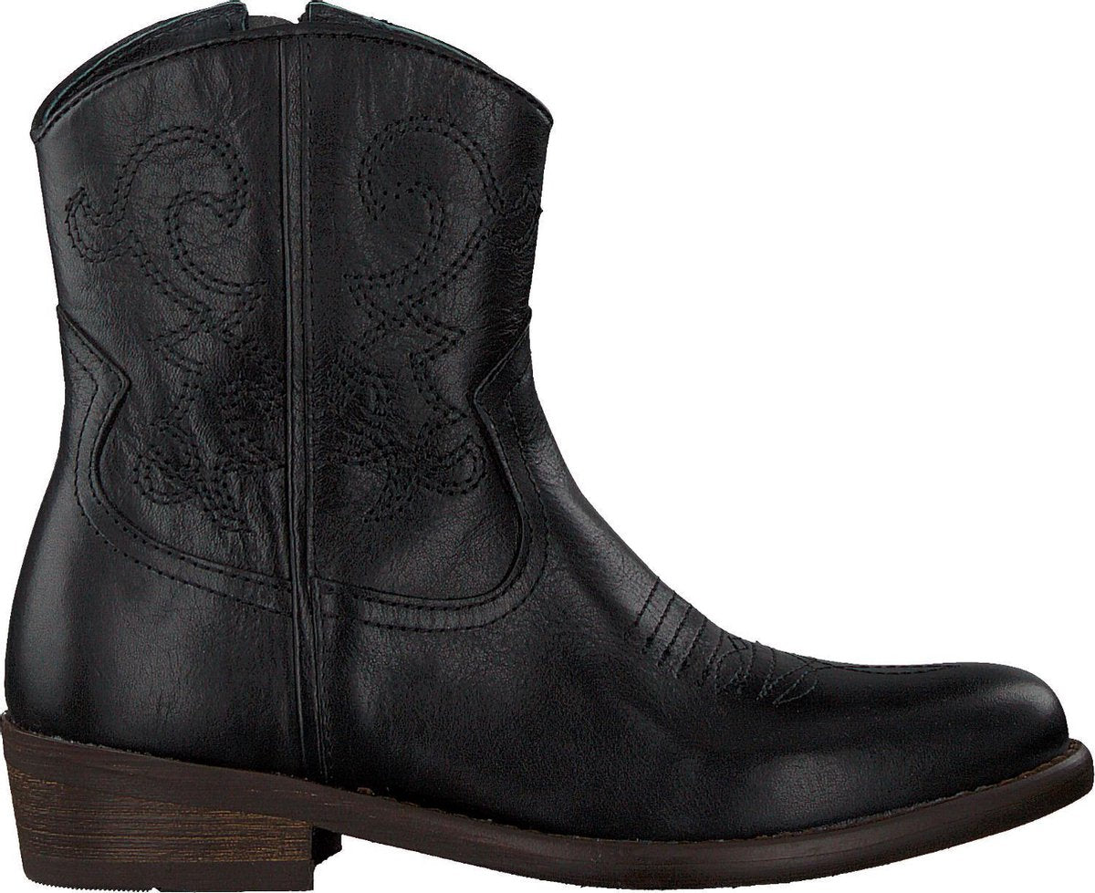 Koel4kids Ko597a Enkellaarsjes - Enkelboots - Meisjes - Zwart - Maat 35
