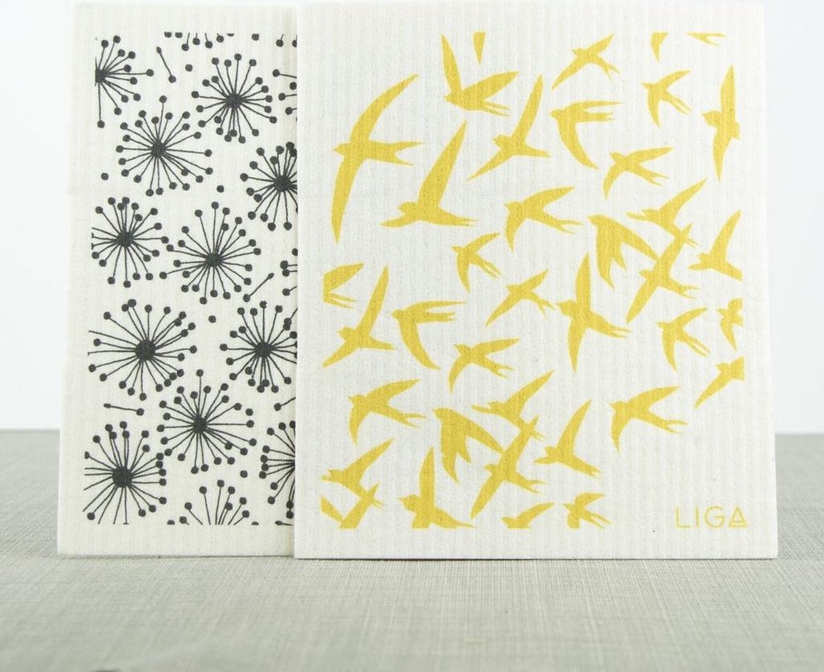 Love Liga ecologische vaatdoek 2 stuks