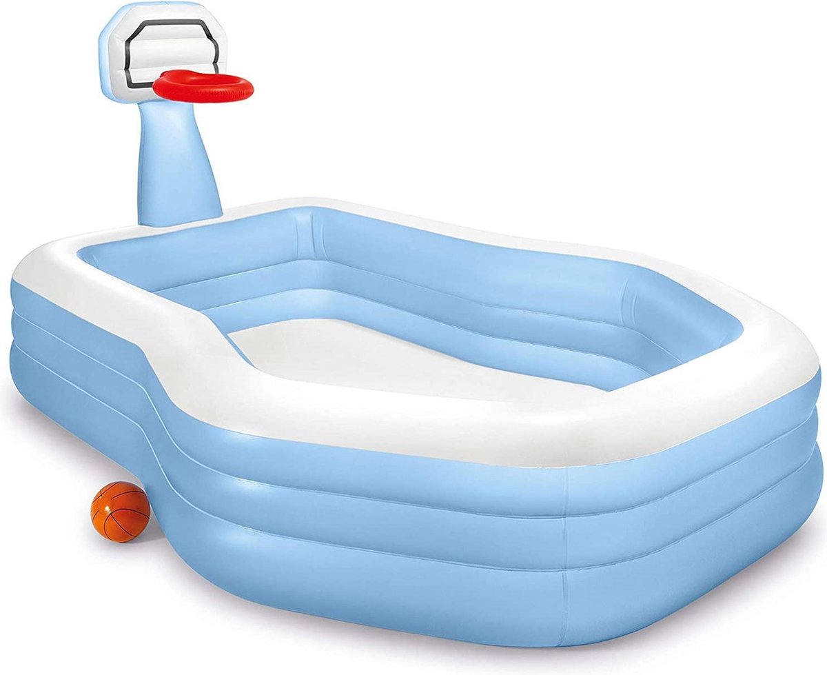 Intex 57183NP Shootin'Hoops Opblaasbare Zwembad 257x188x130 cm
