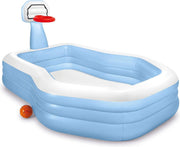 Intex 57183NP Shootin'Hoops Opblaasbare Zwembad 257x188x130 cm