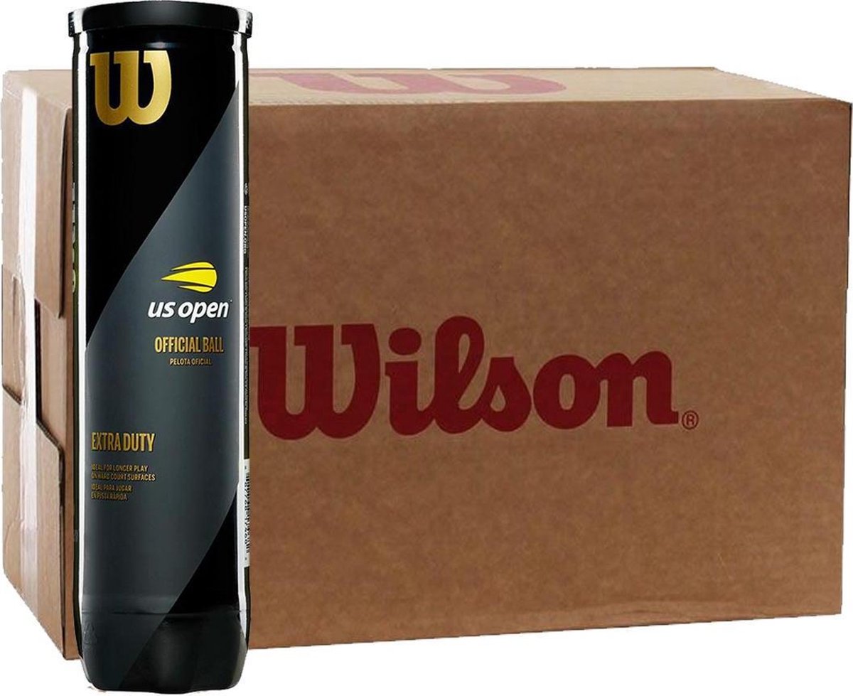 Wilson US Open Original - Tennisballen - 18x4 Stuks - Geel