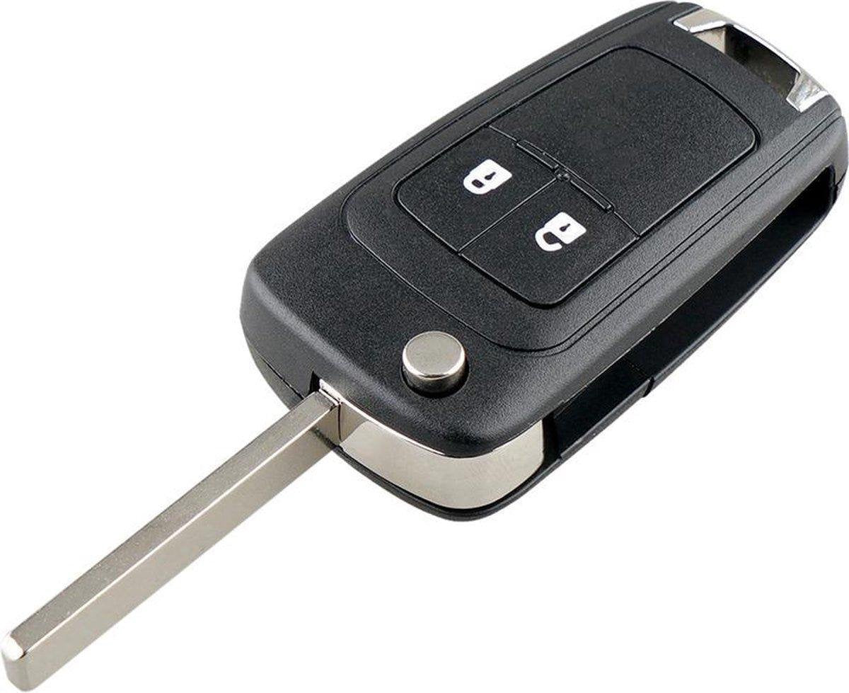 Opel 2-knops klapsleutel behuizing / sleutelbehuizing / sleutel behuizing /