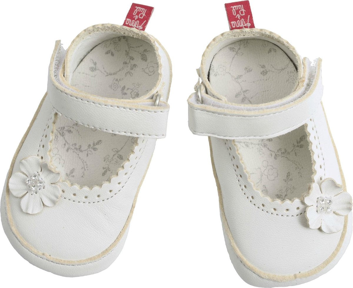 Anna und Paul babyslofjes Cinderella wit Maat: M (13
