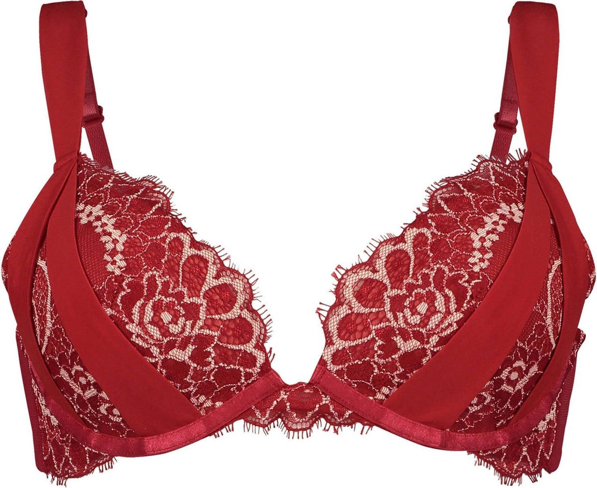 Hunkemöller push-up bh Toril rood - maat 70a
