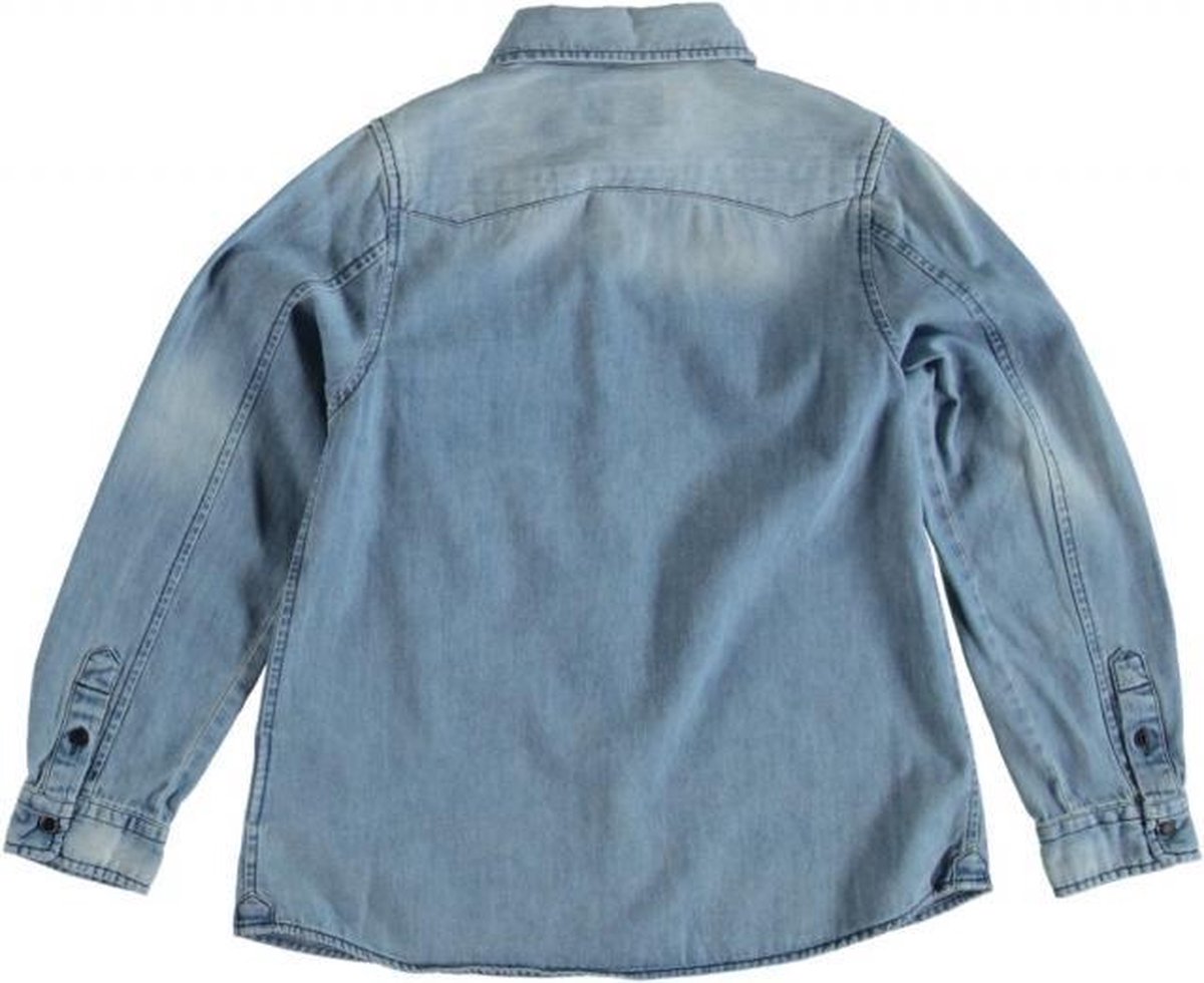 Replay soepel denim overhemd drukknopen - Maat  164