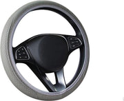 Akyol® Stuurhoes Auto - Voor 36-39 cm Stuurwiel - Grijs