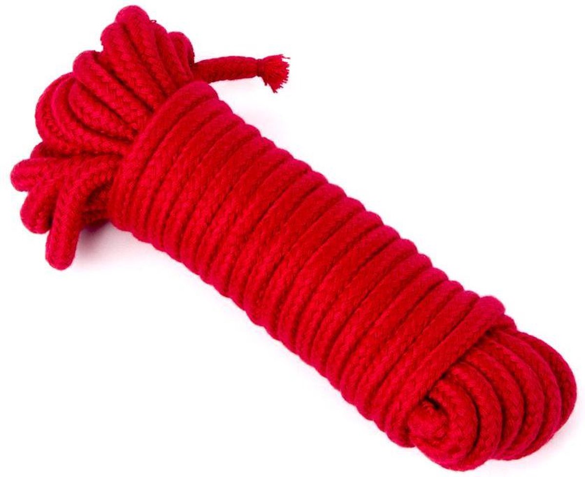 Kiotos Deluxe Bondagetouw 10 M - rood