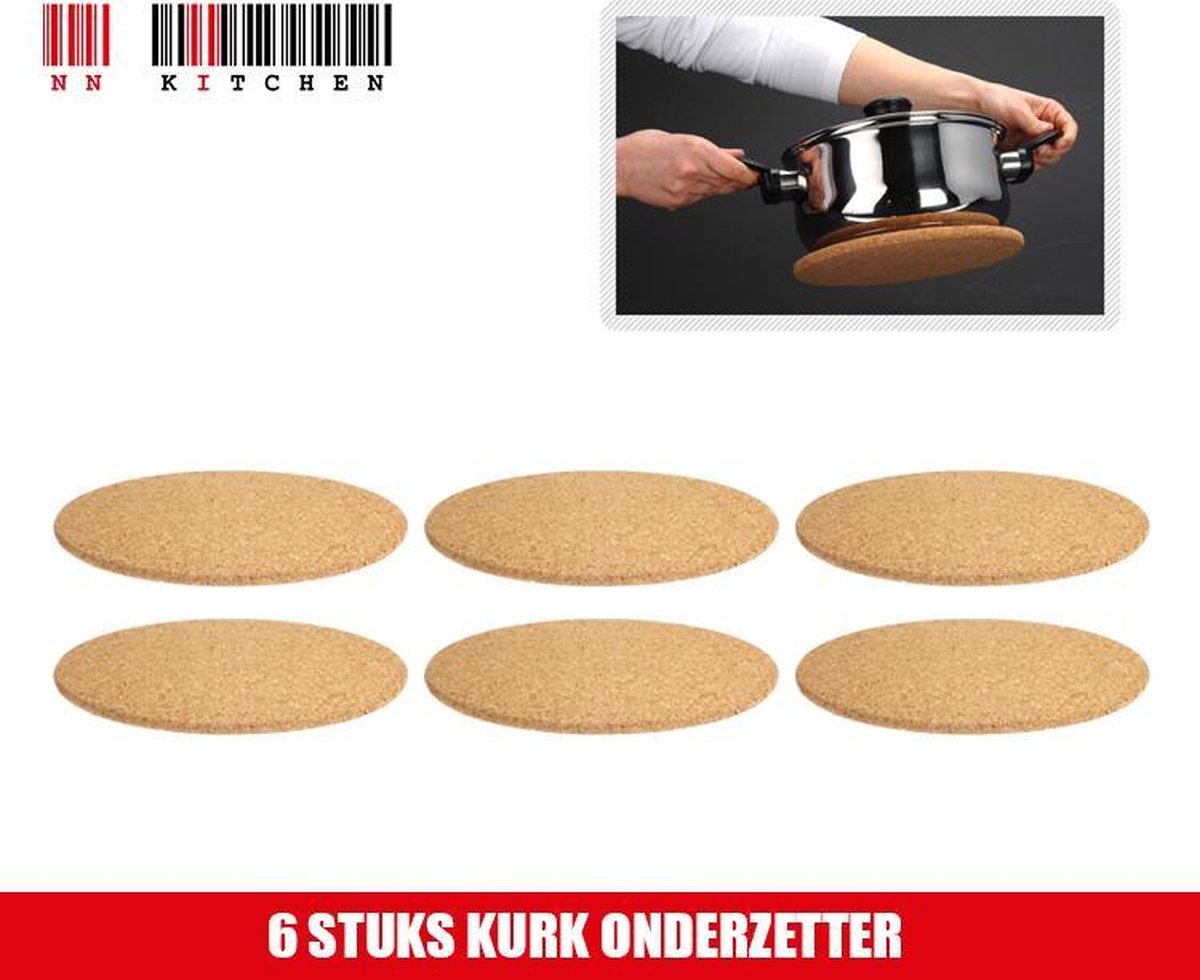 N&N Kitchen Pannen Onderzetter Ø 19 cm - 6 Stuks