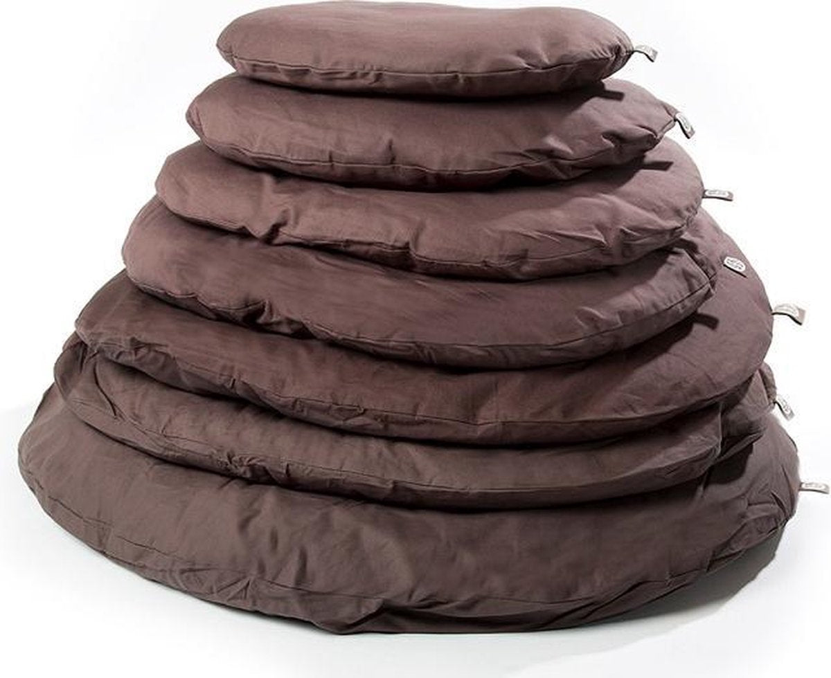 Keddoc Surplus Hondenkussen Rond Bruin - Afmeting: 80 cm