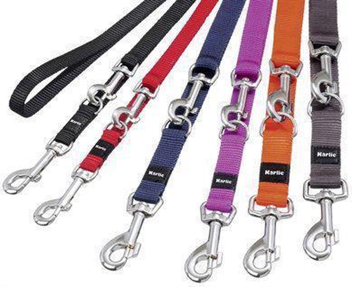 Karlie Lijn Multipurpose Track Sportief Plus Kort - 10 mm x 200 cm - Grijs