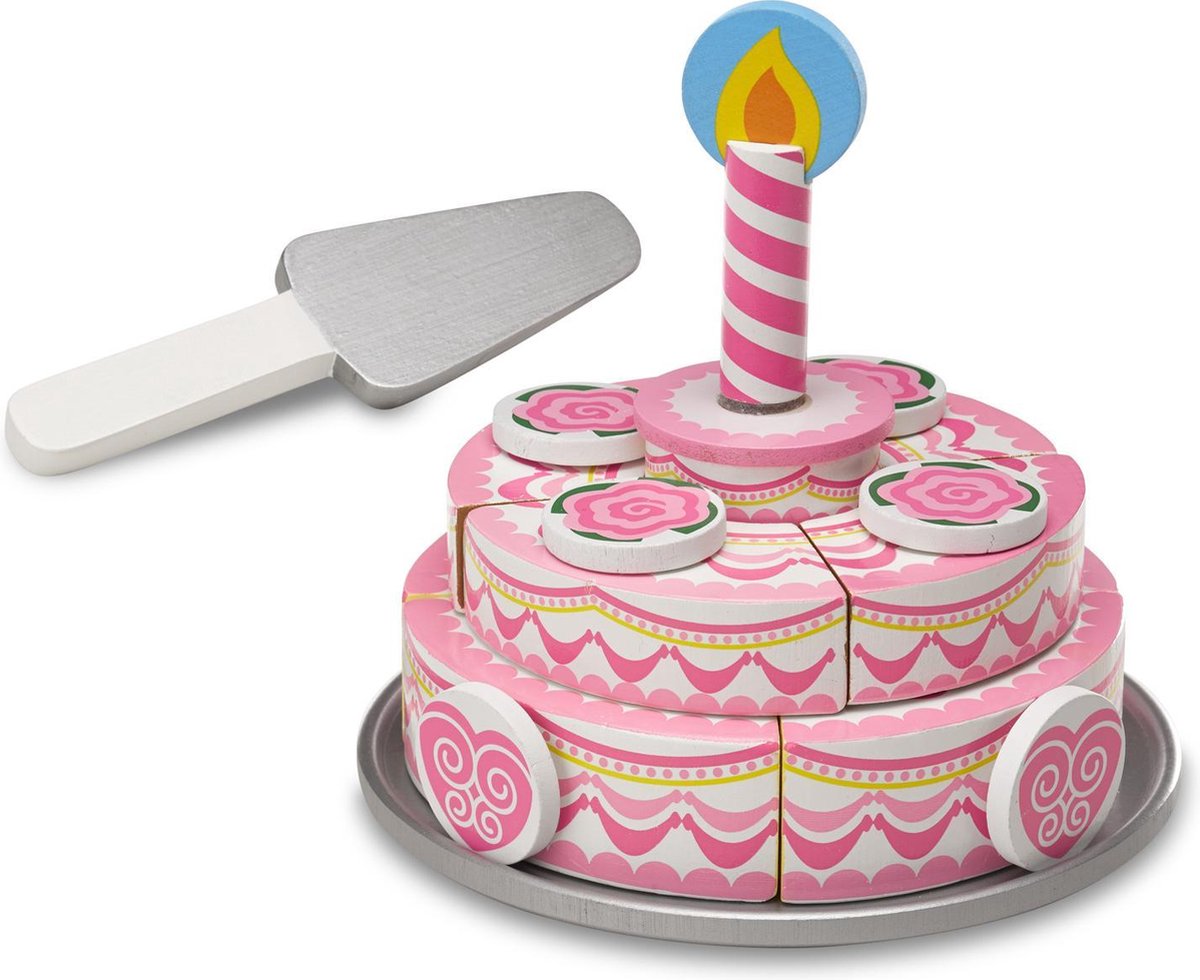 Melissa & Doug Houten Feesttaart Speelset
