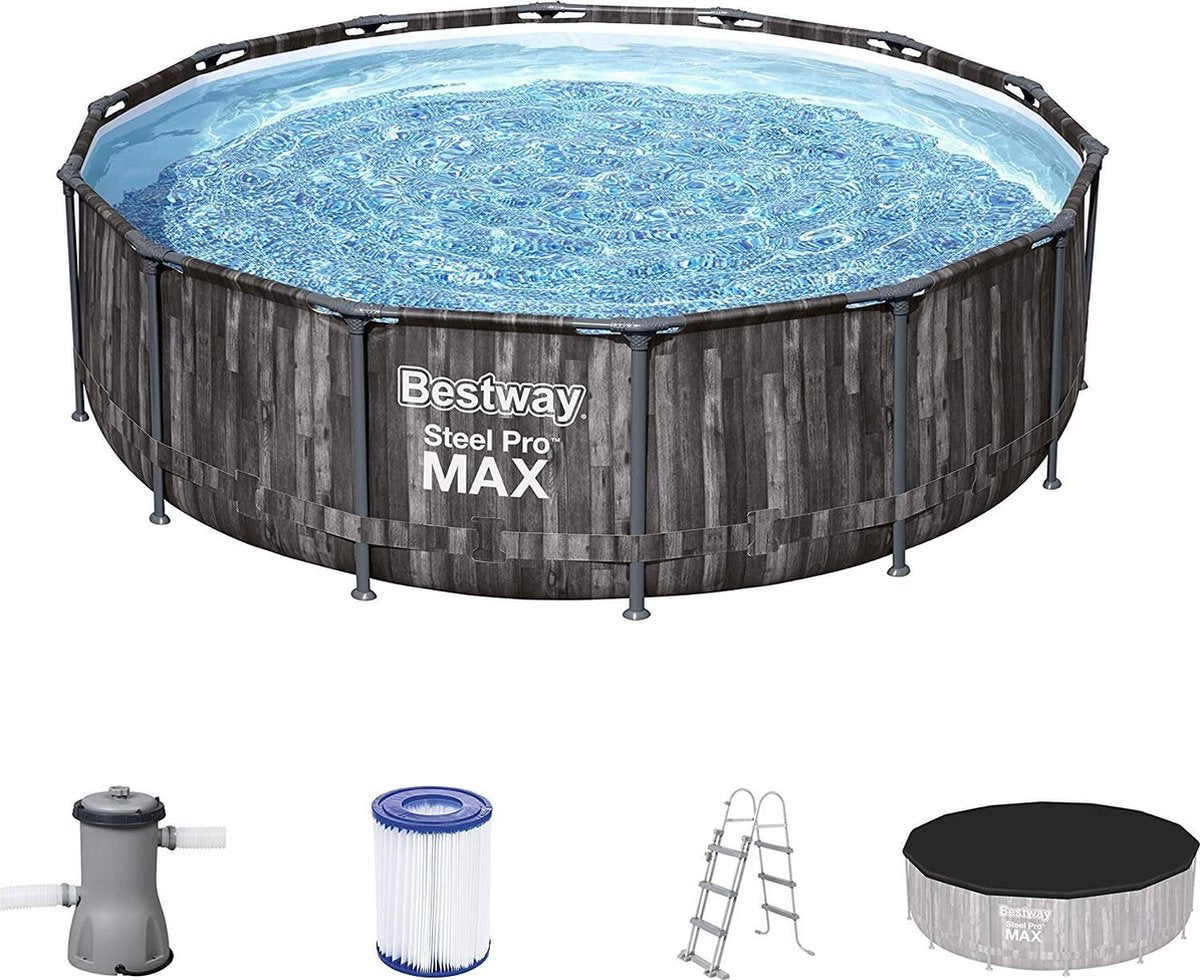 |zwembad met filterpomp|zwembad|Steel Pro Max Zwembaden