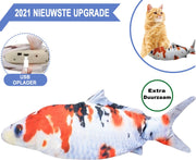 Elektrisch kattenspeeltje – Kattenspeeltje – Extra Makkelijk te Gebruiken - Dansende Vis – Bewegende Vis – Catnip Vis – Diervriendelijk Kattenspeeltje – Visspeeltje – USB Oplaadbaar – Vis voor katten om me te spelen – Wasbaar – 30 cm