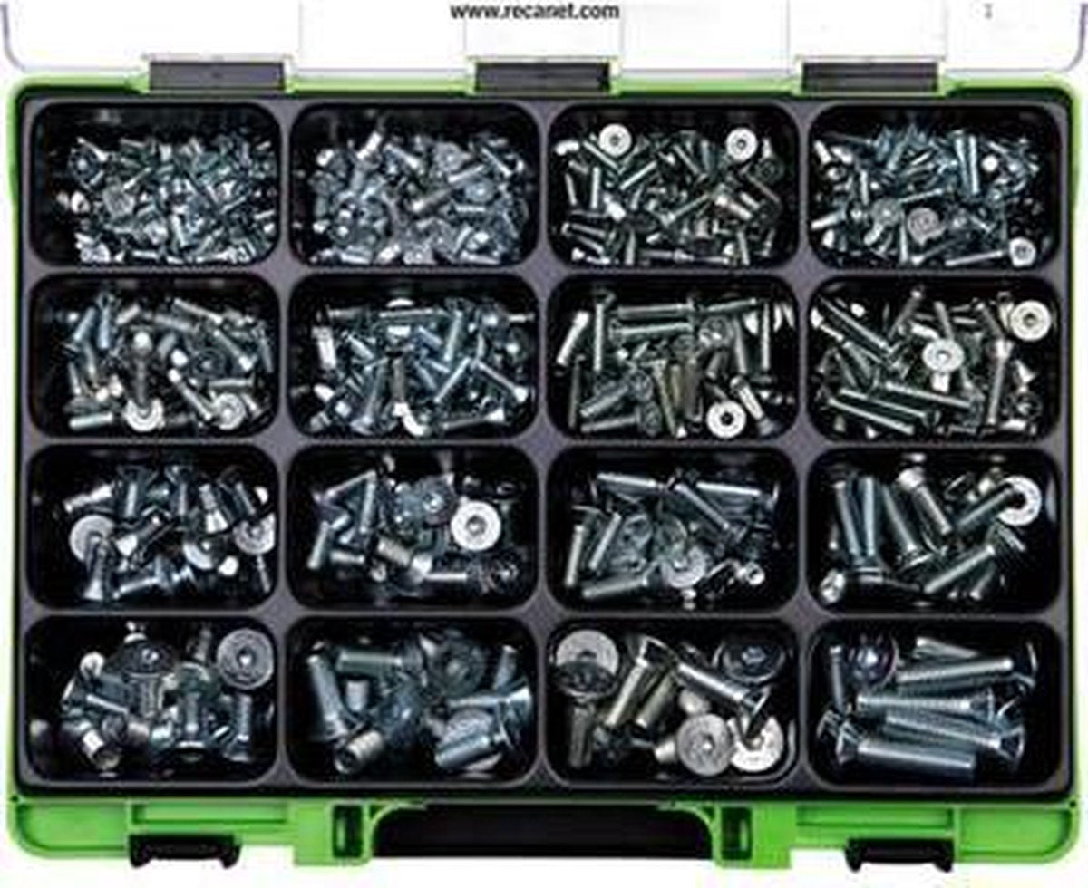 Reca Viso-Koffer inbusbouten M5-M10 DIN7991 PK 10.9 VZ