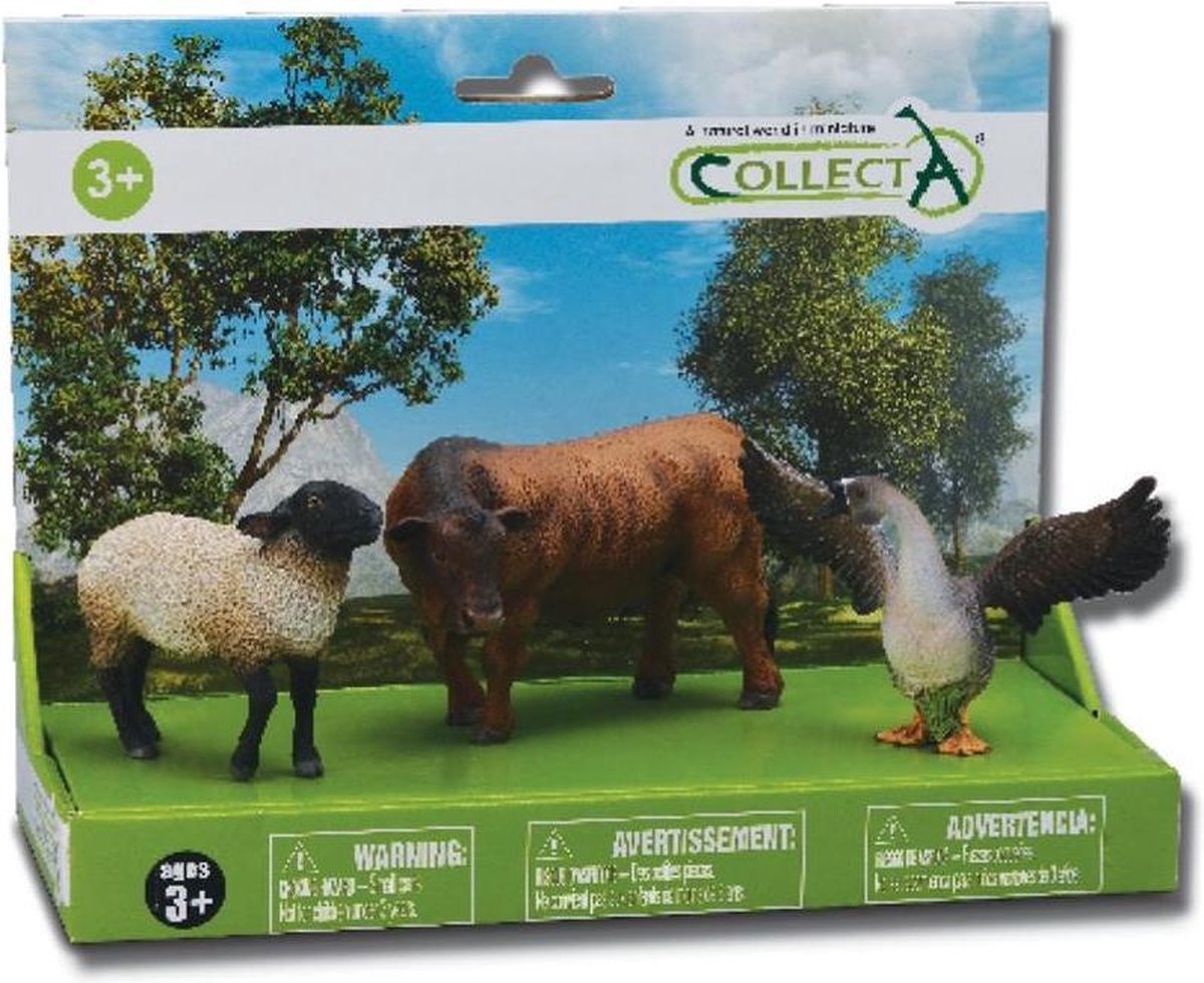 Collecta Boerderijdieren: Speelset In Giftverpakking 3-delig