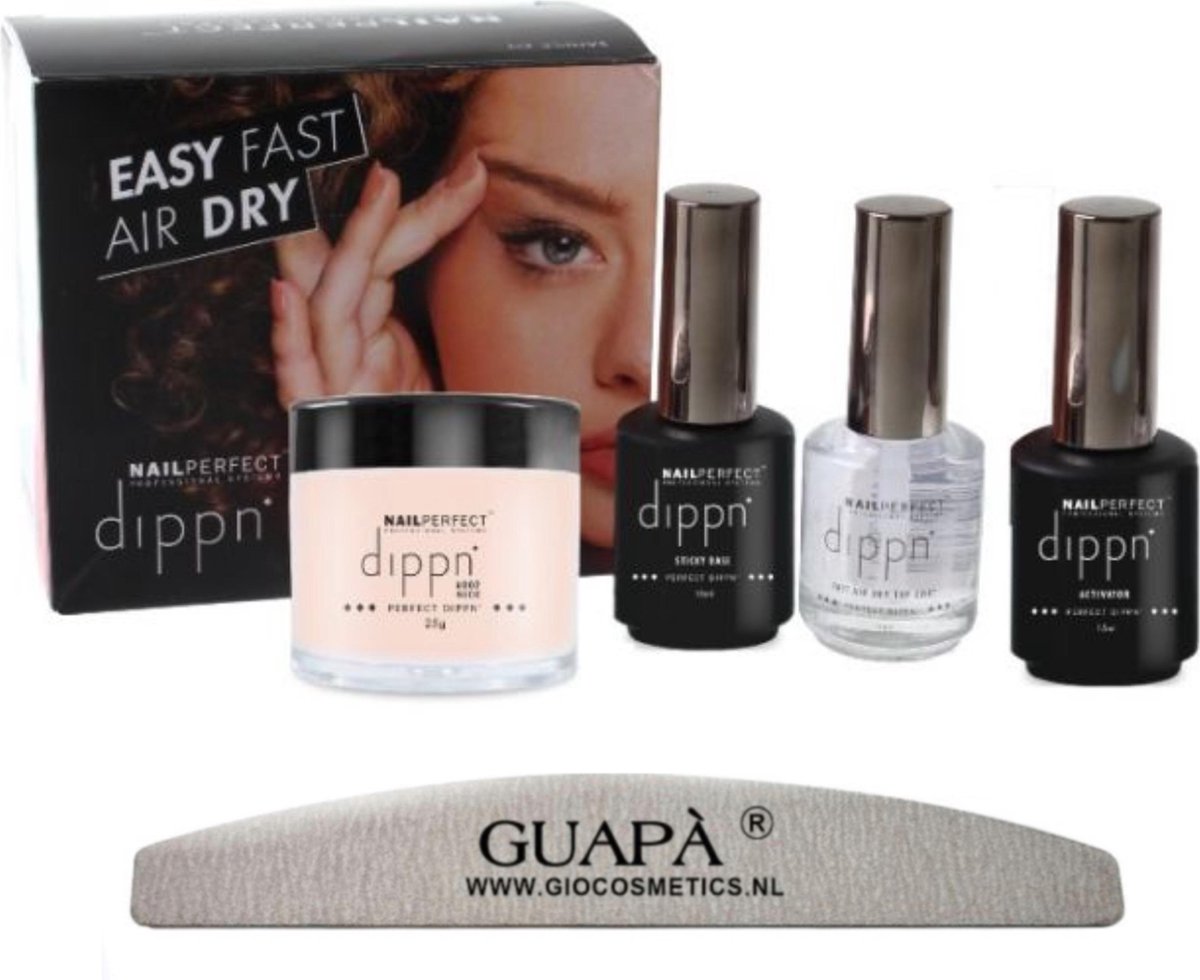 GUAPÀ® Acryl Nagels Dip Poeder Starterskit | Dip powder | Dipping acryl poeder | Nude