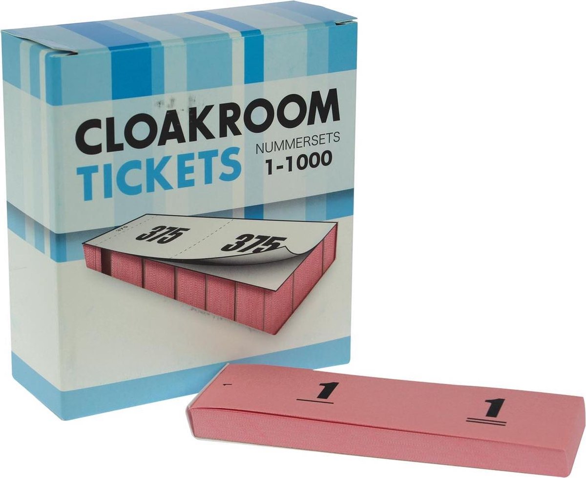 12x Nummer-/ garderobeblokken roze
