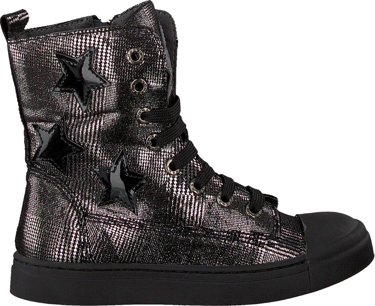 Shoesme Veterboots zilver - Maat 23