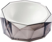 Luxe design ergonomische voerbak voor hond en kat - Diamond Collection Black Quartz