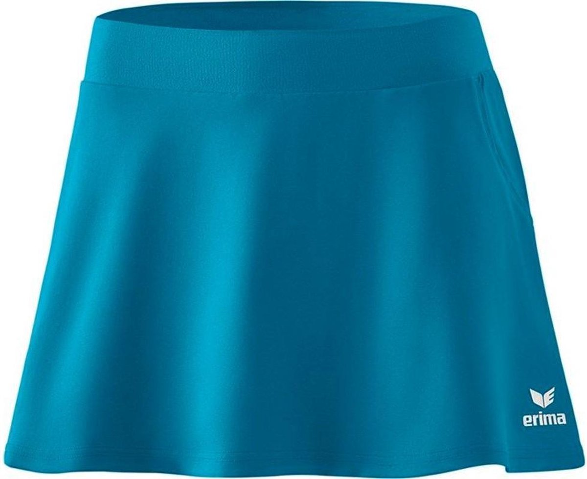 Erima 5-C Dames Tennisrok - Rokjes  - blauw licht - 42