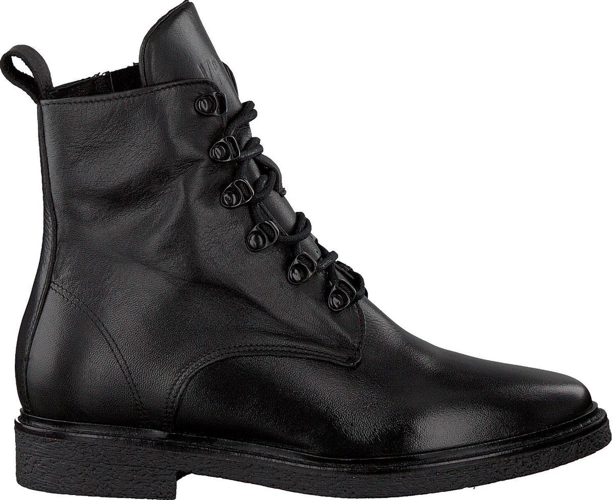 Verton 204/01 Veterboots - Laarzen Met Veters - Dames - Zwart - Maat 39