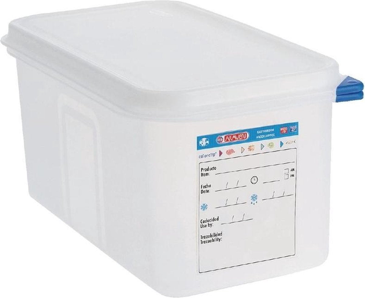 Araven GN1/3 voedselbak met deksel 6ltr