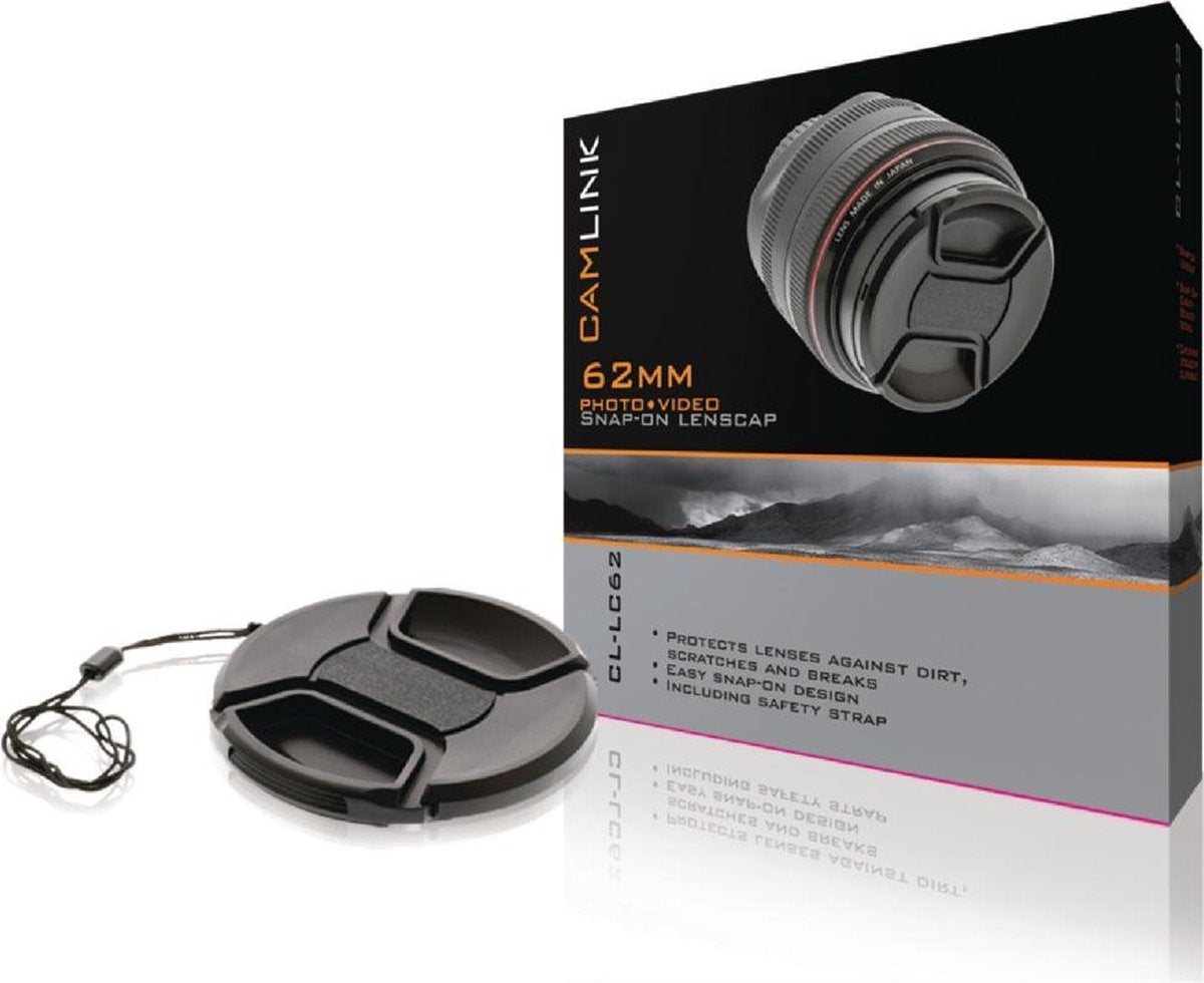 Camlink CL-LC62 Snap-on Lensdop 62 Mm