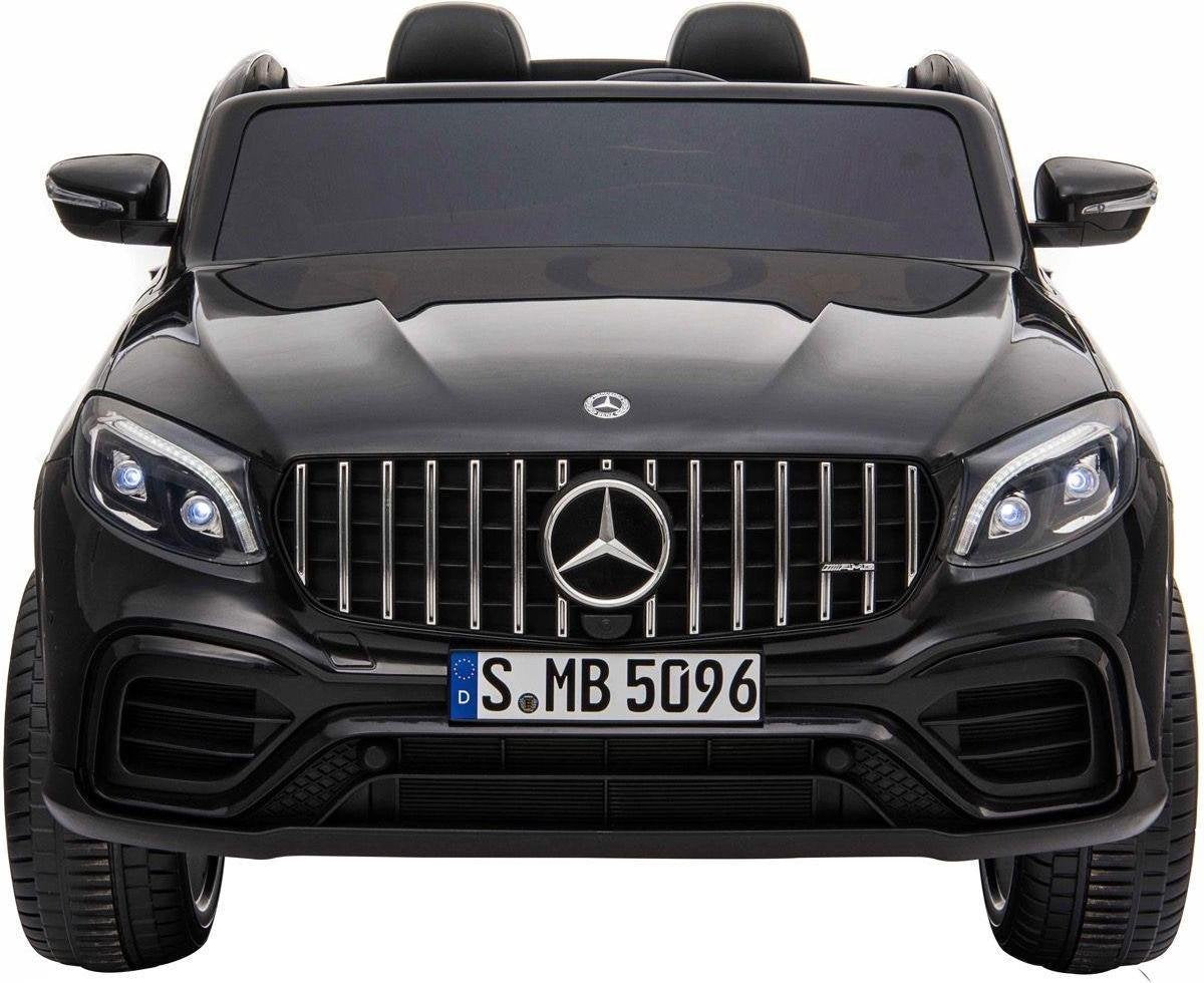Elektrische Kinderauto Mercedes Benz GLC 63 S Zwart 2 Persoons 12V Met Afstandsbediening FULL OPTIONS