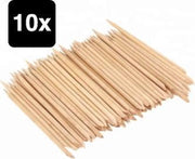 10 x Woodstick manicure - #MCWO01 - hout