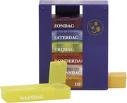 Medicijndoos 7 dagen - 4 Vaks Nederlands - Medicijnbox hele week
