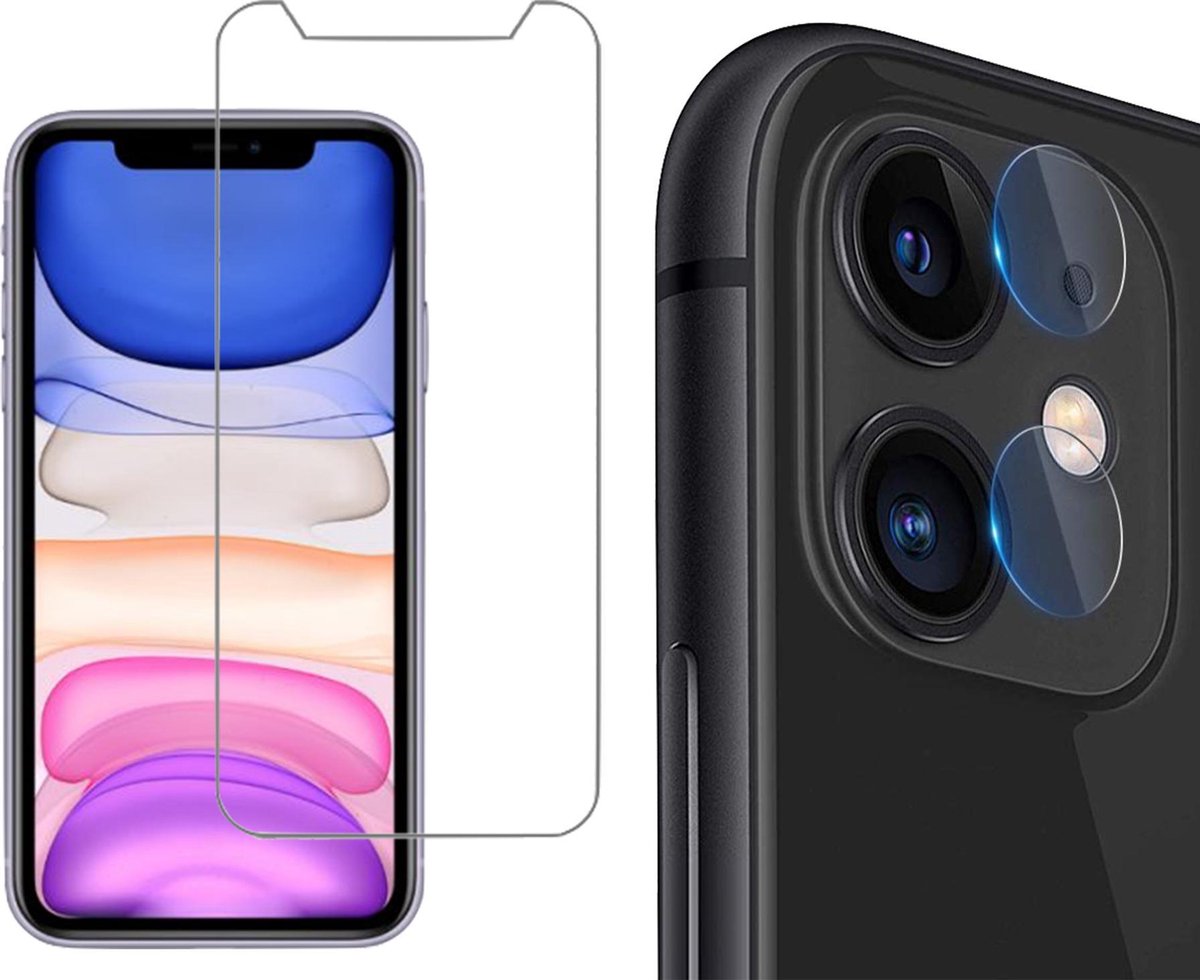 Beschermglas iPhone 11 Screenprotector - iPhone 11 Screen Protector Glas en iPhone 11 Screenprotector Camera
